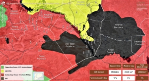 ISIS Areas of Control in Eastern Syria and Western Iraq &quot;Nov 2017&quot;